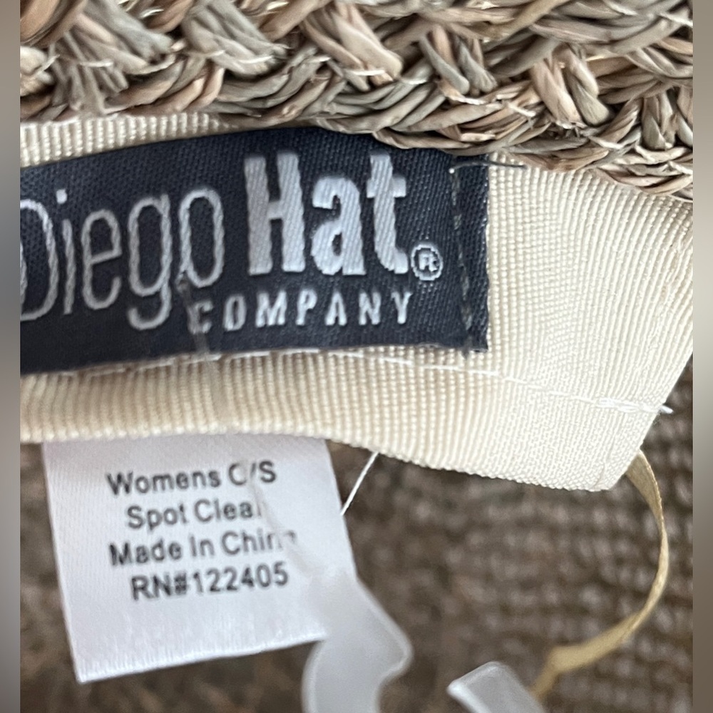 Free People X San Diego Hat Company Seagrass fedora with shell trim - Picture 15 of 15